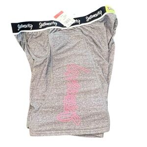 Intensity‎ Girls Low Rise Padded Fast Pitch Slider Compression Shorts Grey XL